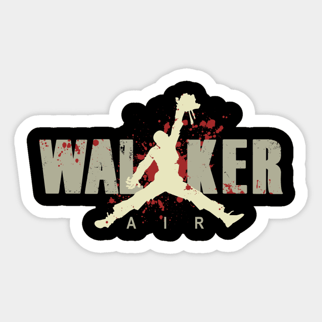 Air Walker Walking Dead Sticker by rockyvega6